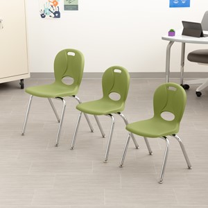 Structure Series Preschool Chair w/ Swivel Glide (12" Seat Height)