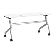 Heavy-Duty Mobile Flipper Table w/ Whiteboard Top
