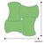 Structure Series Bow Tie Mobile Collaborative Table w/ Whiteboard Top - Grouped Footprint