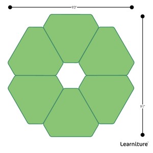 Structure Series Diamond Mobile Collaborative Table w/ Laminate Top - Grouped Footprint