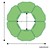 Hex Collaborative Desk - Grouped Footprint