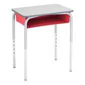 Structure Series Open Front Desk w/ Colorful Book Box