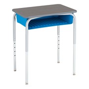 Structure Series Open Front Desk w/ Colorful Book Box