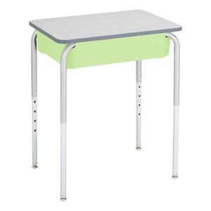 Structure Series Open Front Desk w/ Green Apple Book Box