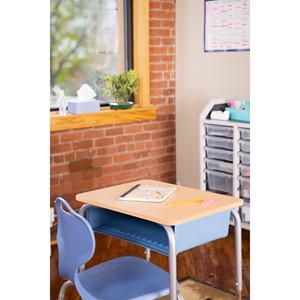 Profile Series School Chair with Open-front Desk