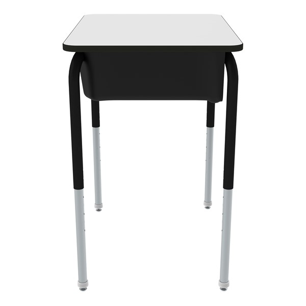 Structure Series Open Front Whiteboard School Desk w/ Book Box