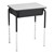 Structure Series Open Front Desk w/ Black Book Box & Black Frame - Gray Top