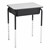 Open Front Desk w/ Black Book Box and Frame and 18-Inch Structure Series School Chair Set - Desk