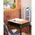 Open Front Desk w/ Black Book Box and Frame and 18-Inch Structure Series School Chair Set