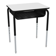Structure Series Open Front Whiteboard Desk w/ Metal Book Box