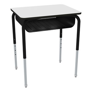 Structure Series Open Front Whiteboard Desk w/ Metal Book Box