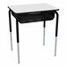 Structure Series Open Front Whiteboard Desk w/ Metal Book Box