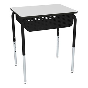 Structure Series Open Front Whiteboard Desk w/ Metal Book Box