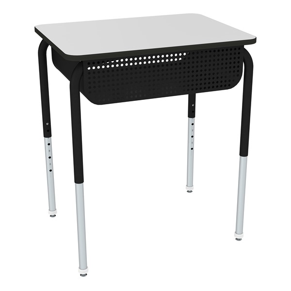 Structure Series Open Front Whiteboard Desk w/ Metal Book Box