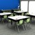 Structure Series Open Front Whiteboard Desk w/ Metal Book Box
