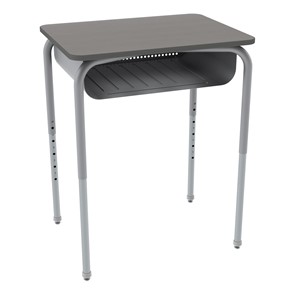 Open Front Desk w/ Metal Bookbox