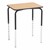 Structure Series School Desk w/ Black Frame