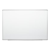 Porcelain Steel Magnetic Dry Erase Board w/ Aluminum Frame & Map Rail