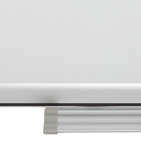 Porcelain Steel Magnetic Dry Erase Board w/ Aluminum Frame & Map Rail - Tray