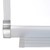 Porcelain Steel Magnetic Dry Erase Board w/ Aluminum Frame & Map Rail - Tray
