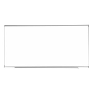 Porcelain Steel Magnetic Dry Erase Board w/ Aluminum Frame & Map Rail