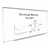 Porcelain Steel Magnetic Dry Erase Board w/ Aluminum Frame & Map Rail