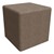 Shapes Series II Vinyl Soft Seating - Cube (18" High) - Brown Crosshatch