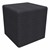 Shapes Series II Vinyl Soft Seating - Cube (18" High) - Midnight Crosshatch