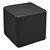 Shapes Series II Vinyl Soft Seating - Cube (18" High) - Black Smooth Grain