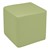 Shapes Series II Vinyl Soft Seating - Cube (18" High) - Fern Green Smooth Grain