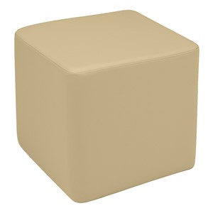 Shapes Series II Vinyl Soft Seating - Cube (18" High) - Sand Smooth Grain