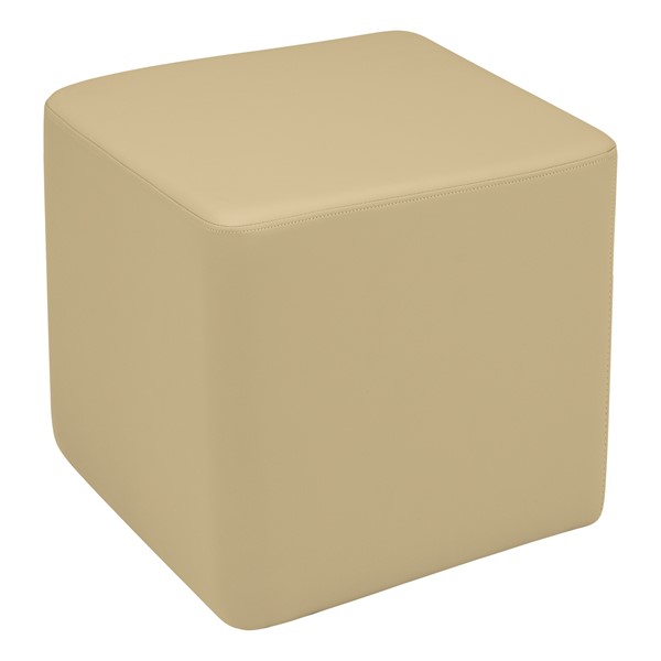 Shapes Series II Vinyl Soft Seating - Cube (18" High) - Sand Smooth Grain