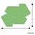 Shapes Series II Designer Soft Seating - 12" H CommunEDI Four-Pack - Grouped Footprint