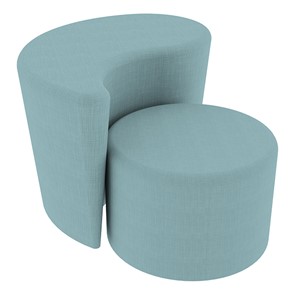 Shapes Series II Vinyl Soft Seating Set - 12" H Cylinder & 18" H Teardrop