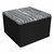 Shapes Series II Modular Soft Seating Cube (Sirocco Shoal w/ Black)