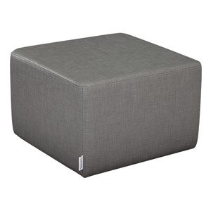 Shapes Series II Vinyl Soft Seating - Cube (12" High) - Gray crosshatch