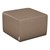 Shapes Series II Vinyl Soft Seating - Cube (12" High) - Brown Crosshatch