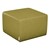 Shapes Series II Vinyl Soft Seating - Cube (12" High) - Green Crosshatch
