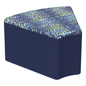 Shapes Series II Modular Soft Seating - Wedge - Telegraph Indigo w/ Navy