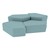 Shapes Series II Vinyl Soft Seating - Two 12" H & Two 18" H CommunEDIs (Pack of Four) - Blue Crosshatch