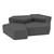 Shapes Series II Vinyl Soft Seating - Two 12" H & Two 18" H CommunEDIs (Pack of Four) - Gray Smooth Grain