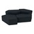 Shapes Series II Vinyl Soft Seating - Two 12" H & Two 18" H CommunEDIs (Pack of Four) - Navy Crosshatch