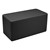 Shapes Series II Vinyl Soft Seating - Rectangle (18" High) - Black Smooth Grain