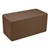 Shapes Series II Vinyl Soft Seating - Rectangle (18" High) - Chocolate Smooth Grain