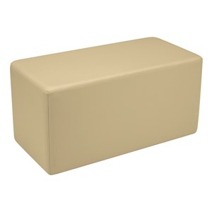 Shapes Series II Vinyl Soft Seating - Rectangle (18" High) - Sand Smooth Grain