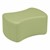 Shapes Series II Modular Soft Seating - Bow Tie - Fern Green Smooth Grain