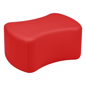 Shapes Series II Modular Soft Seating - Bow Tie - Red Smooth Grain