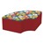 Shapes Series II Designer Soft Seating - Quarter Round - Compass/Red