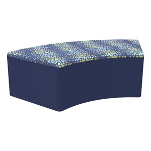 Shapes Series II Modular Soft Seating - S-Curve - Telegraph Indigo w/ Navy