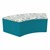Shapes Series II Modular Soft Seating - S-Curve - Bandwidth Circuit w/ Teal